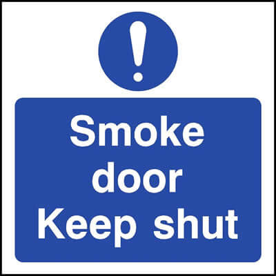 Use the smoke door keep shut sign to display inside your school - contact UK School Signs to find our about our wide range of door signs