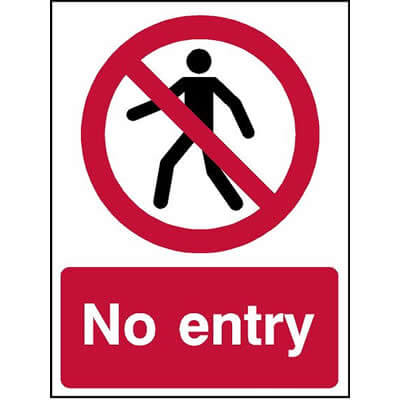 No Entry Sign | Pedestrian Access