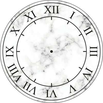 Roman Whiteboard Clock