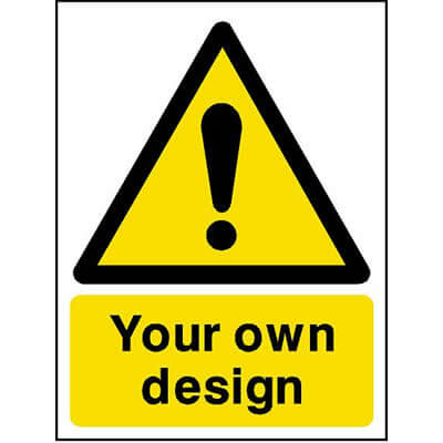 Custom Sign 1 - Warning