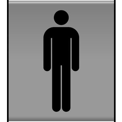male toilet signs