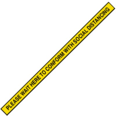 social distancing floor sticker for schools