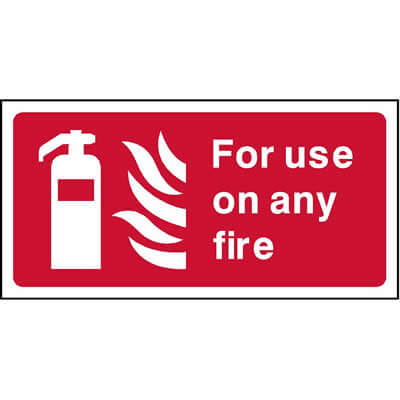 For Use On Any Fire