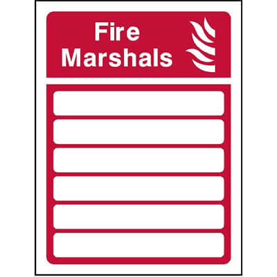 Fire Marshals Sign