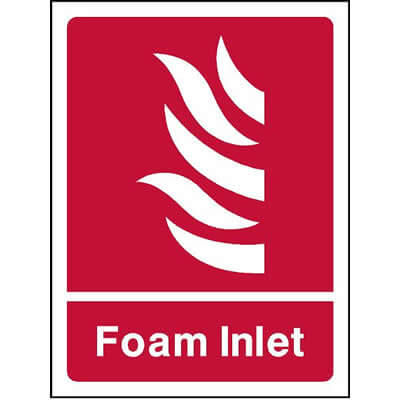 Foam Inlet Sign