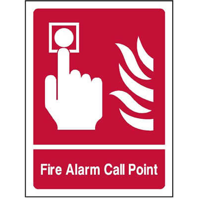 Fire alarm call point sign