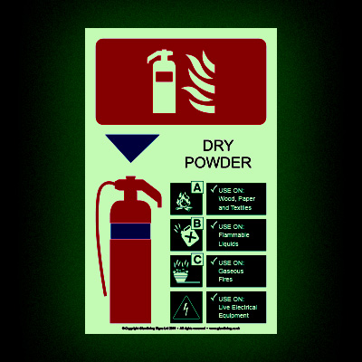 Extinguisher Code - Dry Powder (Glow-in-the-Dark)
