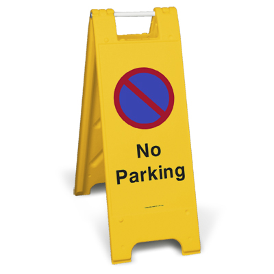 No parking sign stand