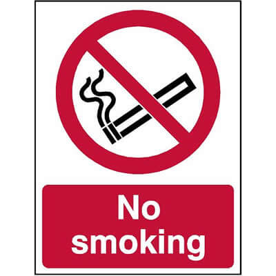 No smoking sign