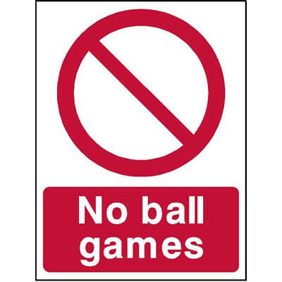 No ball games 
