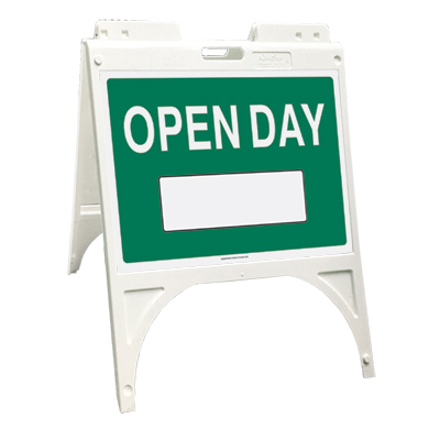 Open day sign stand