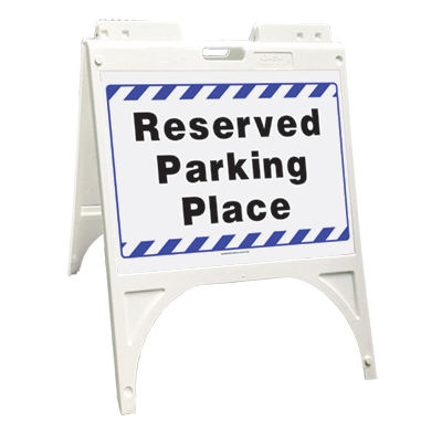 Reserved Parking Place Sign Stand