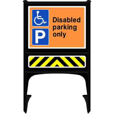 Disabled parking only sign