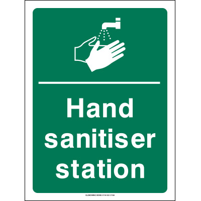 Hand Sanitiser Station Sign