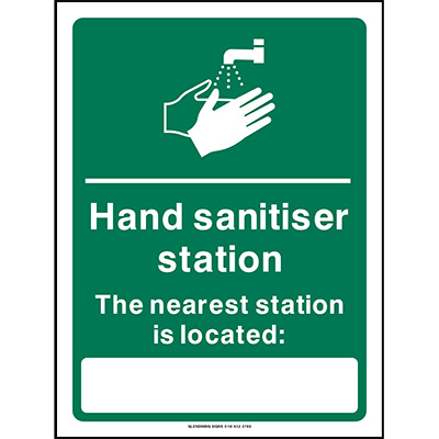 hand sanitation signs for schools