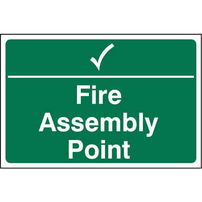 Fire assembly point sign