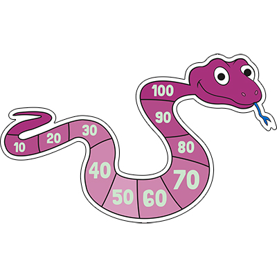 Number Snake Sign 10-100