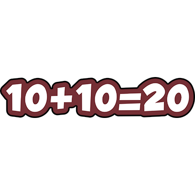 Number Doubles Sign 10s