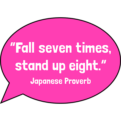 Japanese Proverb Sign