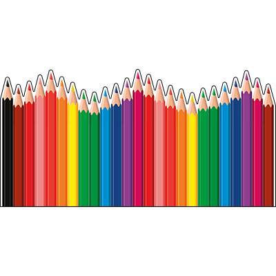 Colour Pencils Wall Art Sign