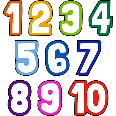 Fun Number Sign Set 1-10