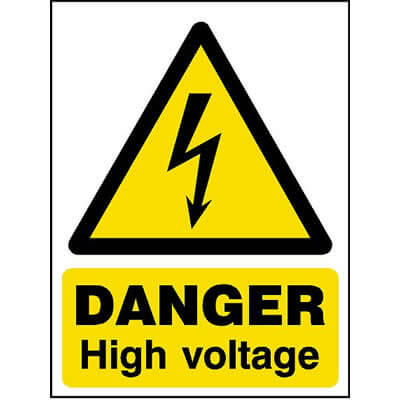 Danger high voltage